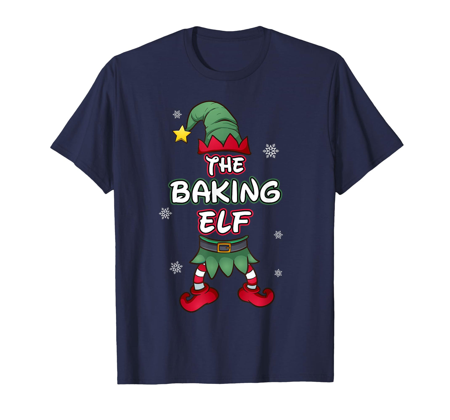 Baking Elf christmas pajamas pjs matching family group T-Shirt
