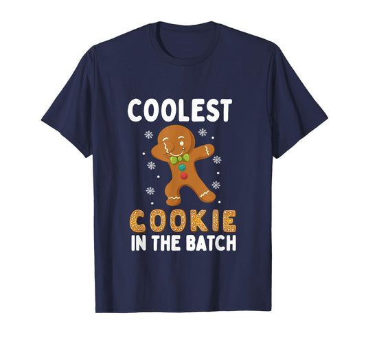 Coolest Cookie In The Batch Funny Dabbing Gingerbread T-Shirt