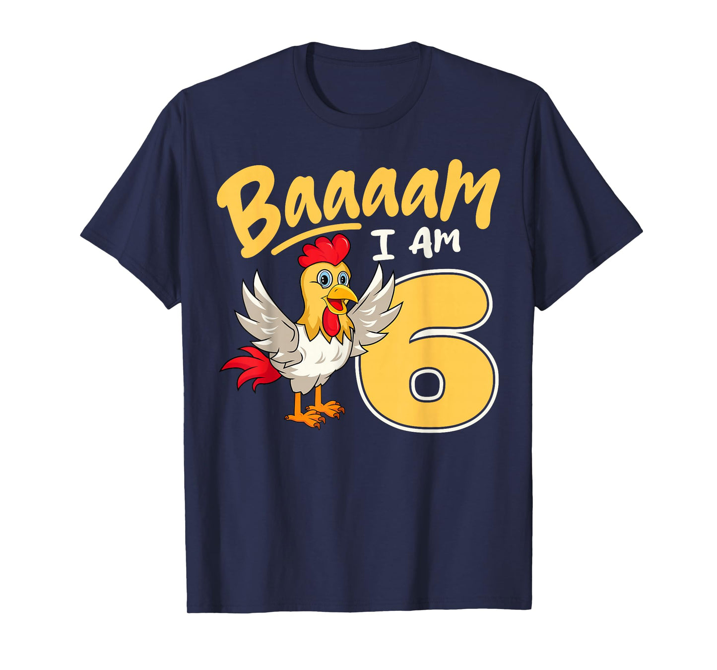 Chicken 6th Birthday Farm Party Chick Barnyard Cluck Barn T-Shirt