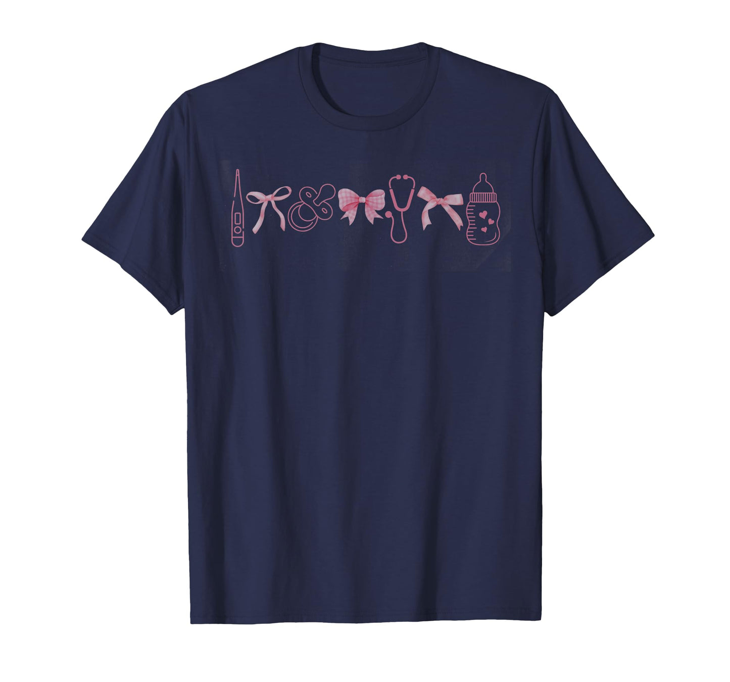 Coquette Mother Baby Nurse Graduation Postpartum RN NICU T-Shirt