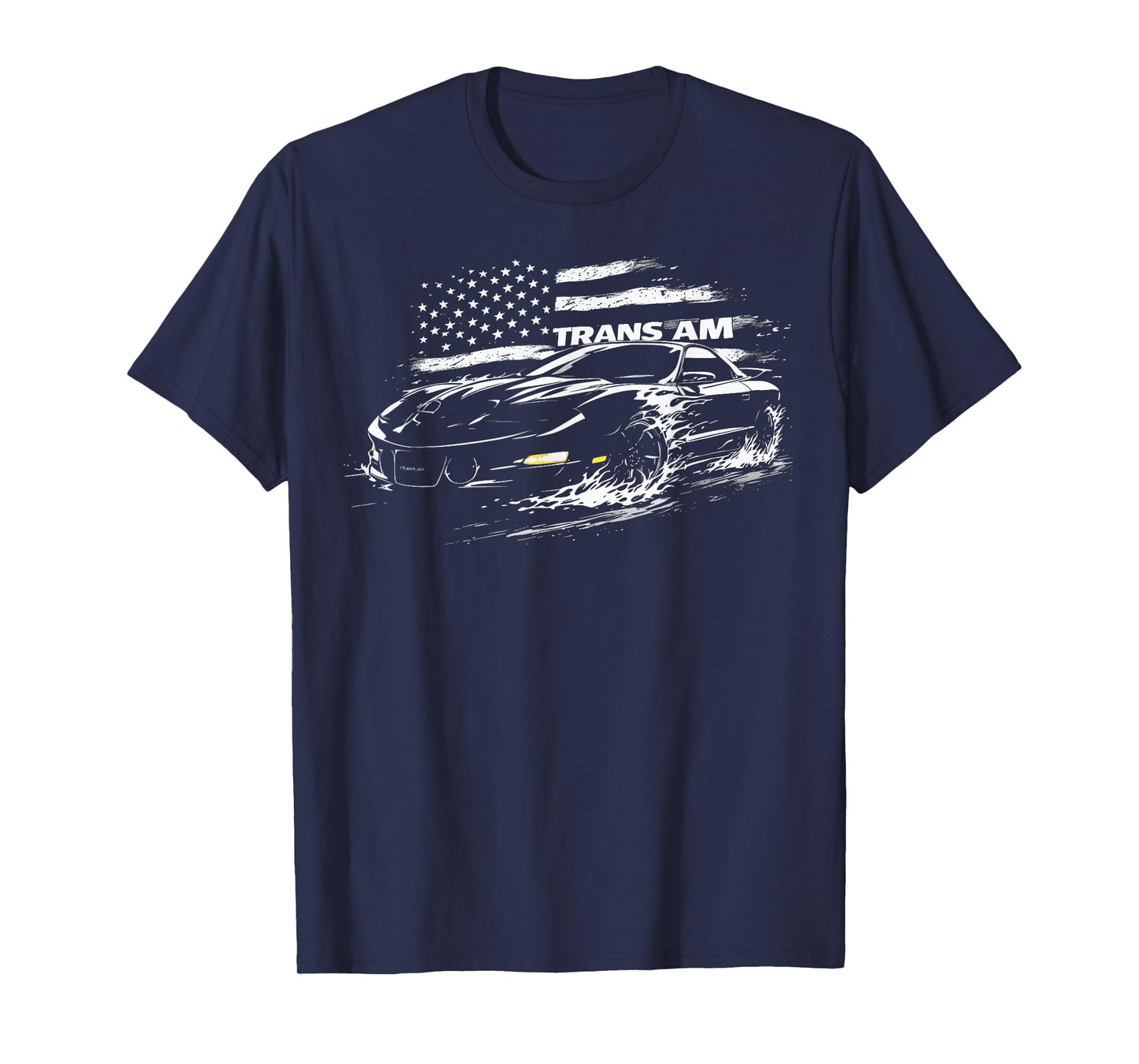 1998 Trans Am Classic Car with Flag Patriotic Trans Am Car T-Shirt
