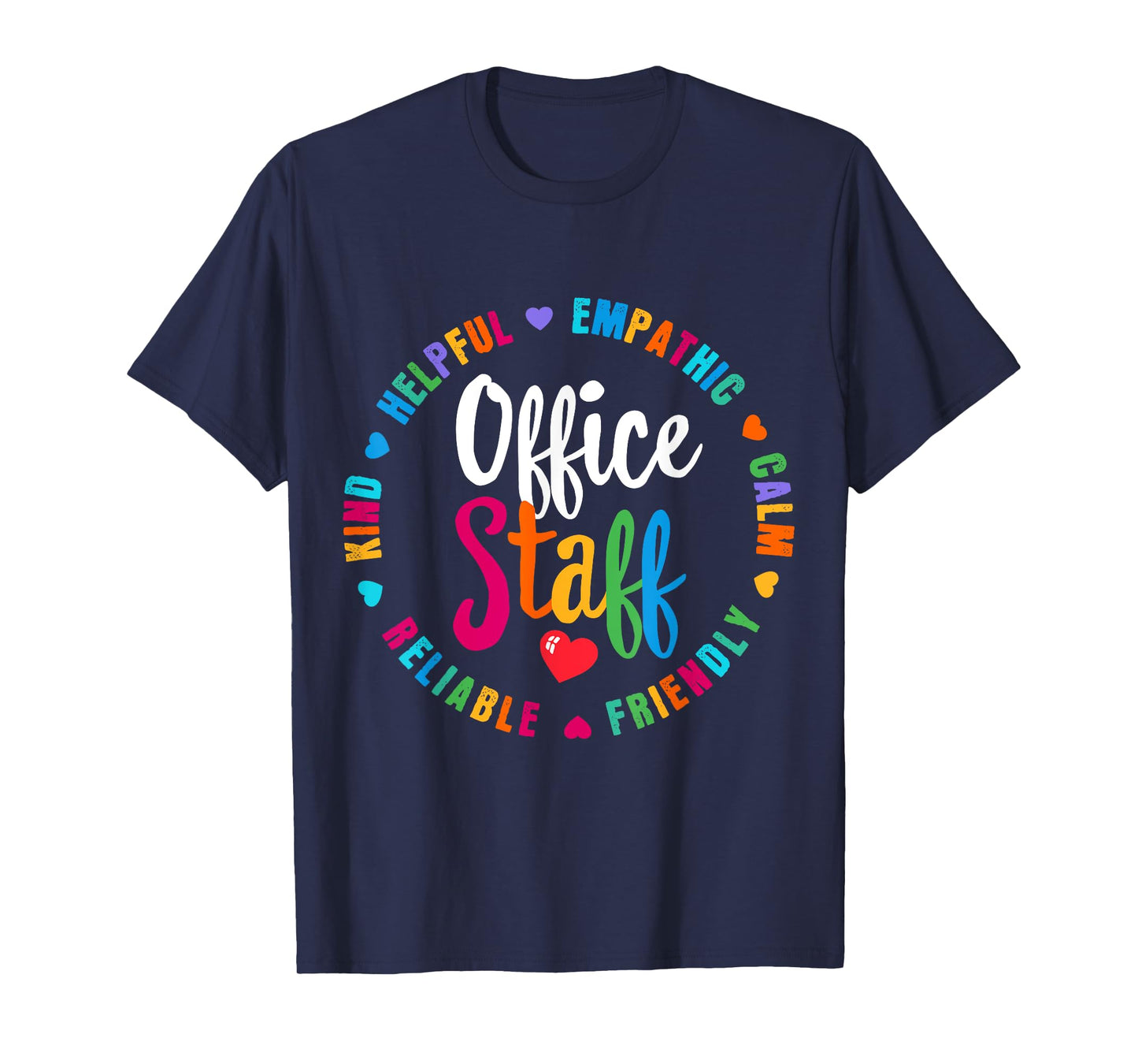 Cute School Secretary Admin Appreciation Front Office Staff T-Shirt
