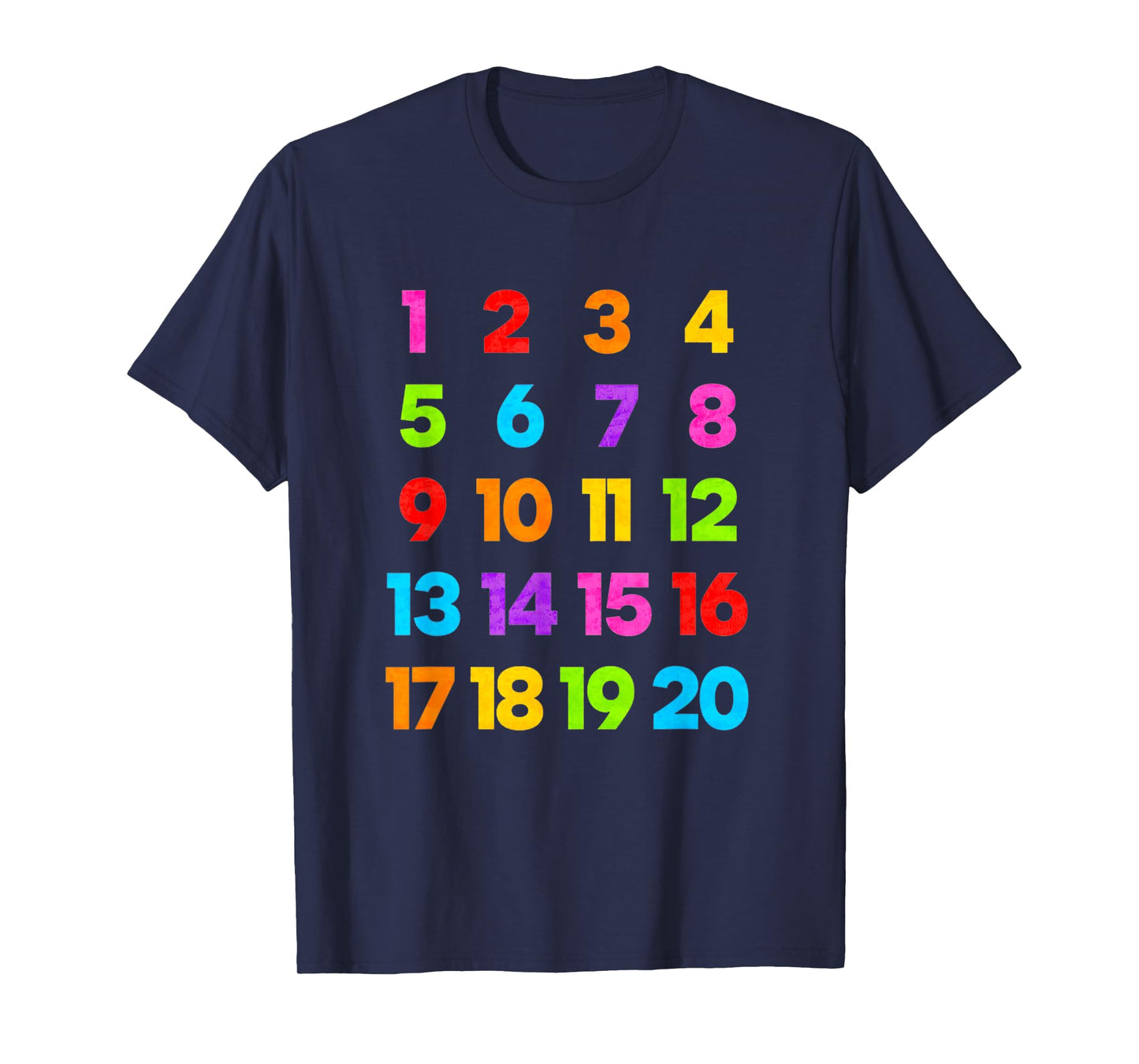 Counting 1-10 Learn to Count Number School Kids Teacher T-Shirt