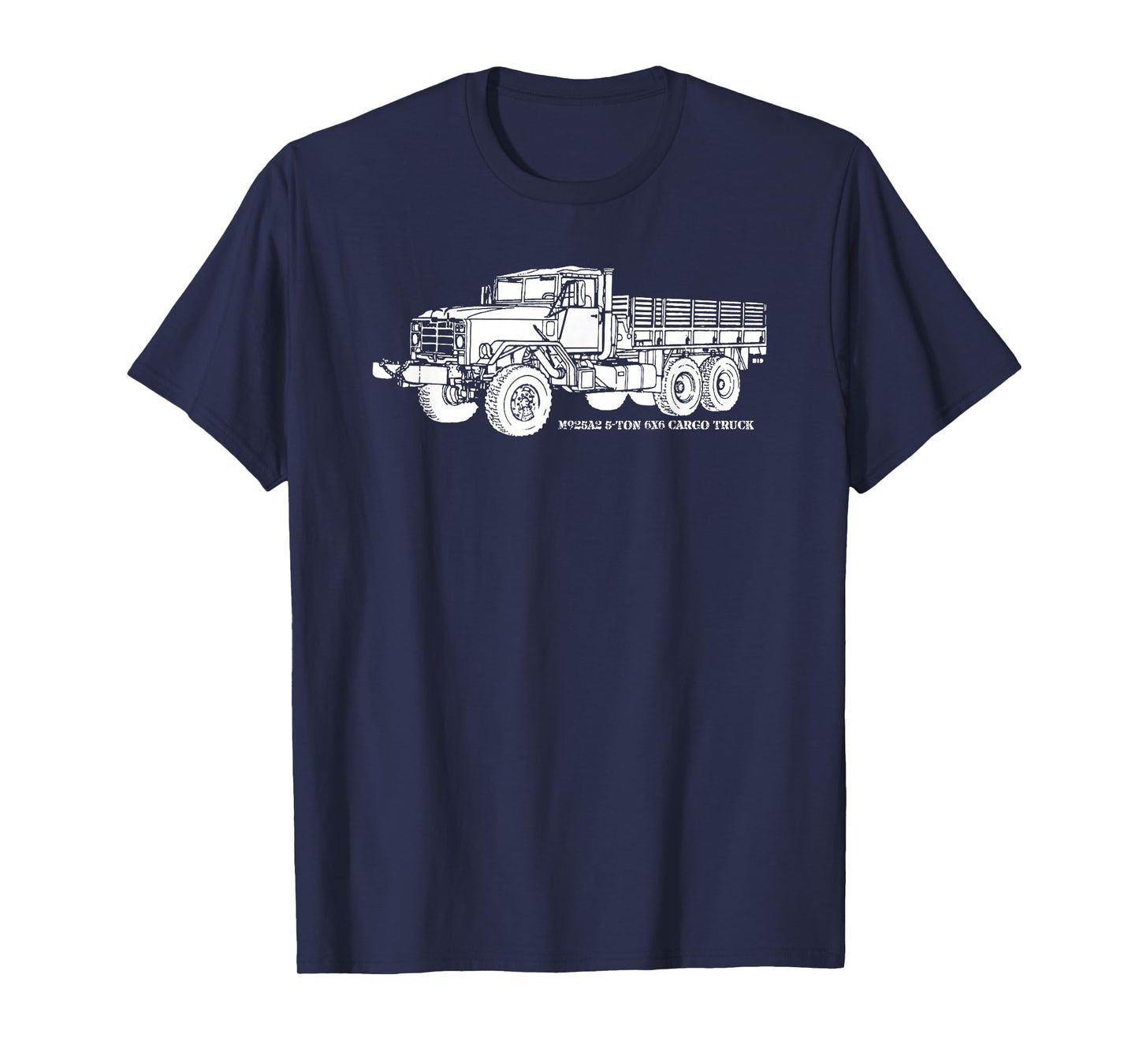 M925 A2 5 Ton 6×6 Cargo Truck Silhouette T-Shirt