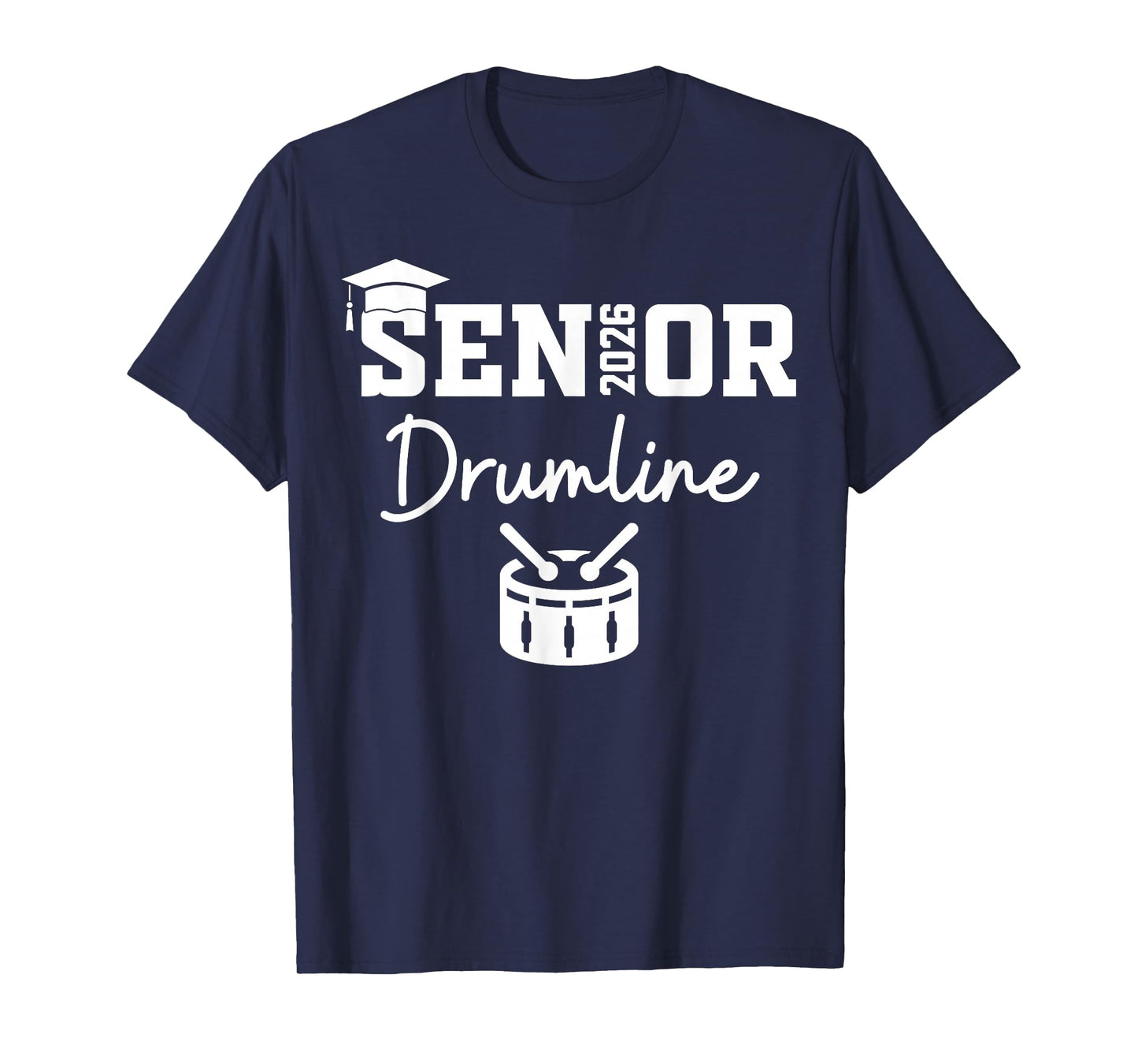 Senior Drumline Class Of 2026 Marching Band Graduation T-Shirt