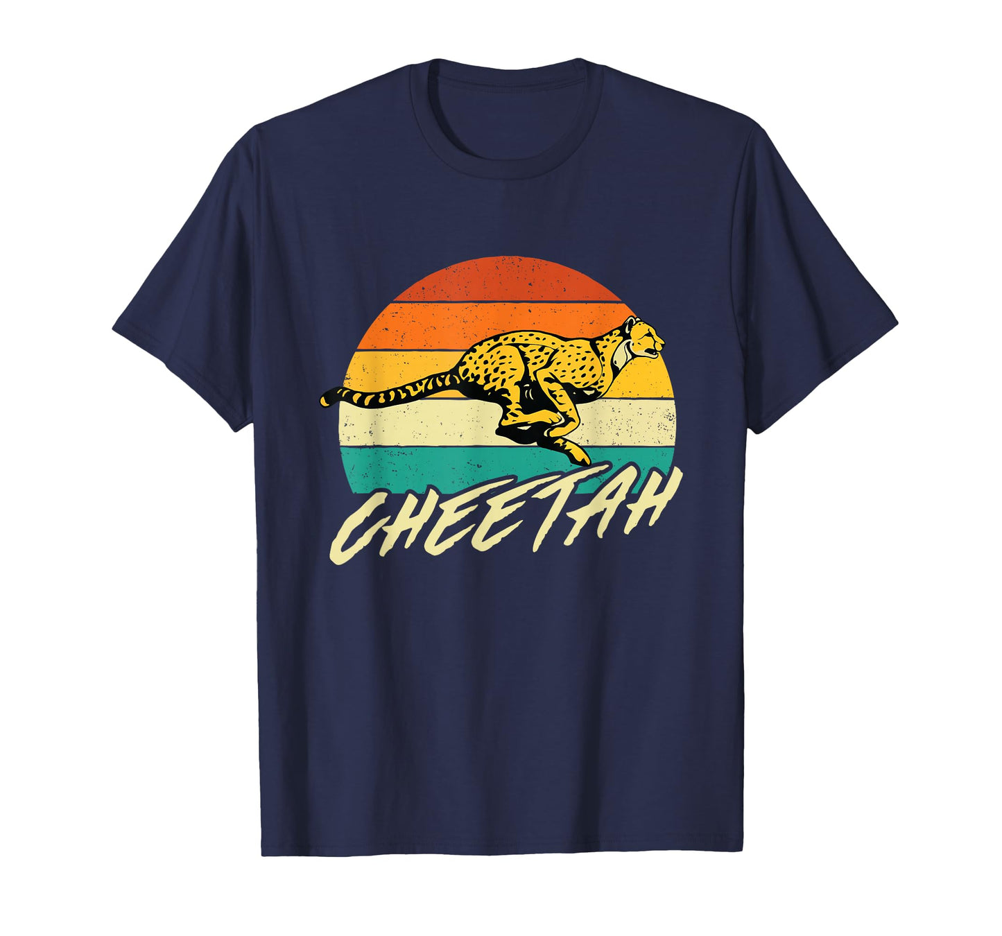 Cheetah Lover Retro Vintage Safari Zoo Animal Lover T-Shirt