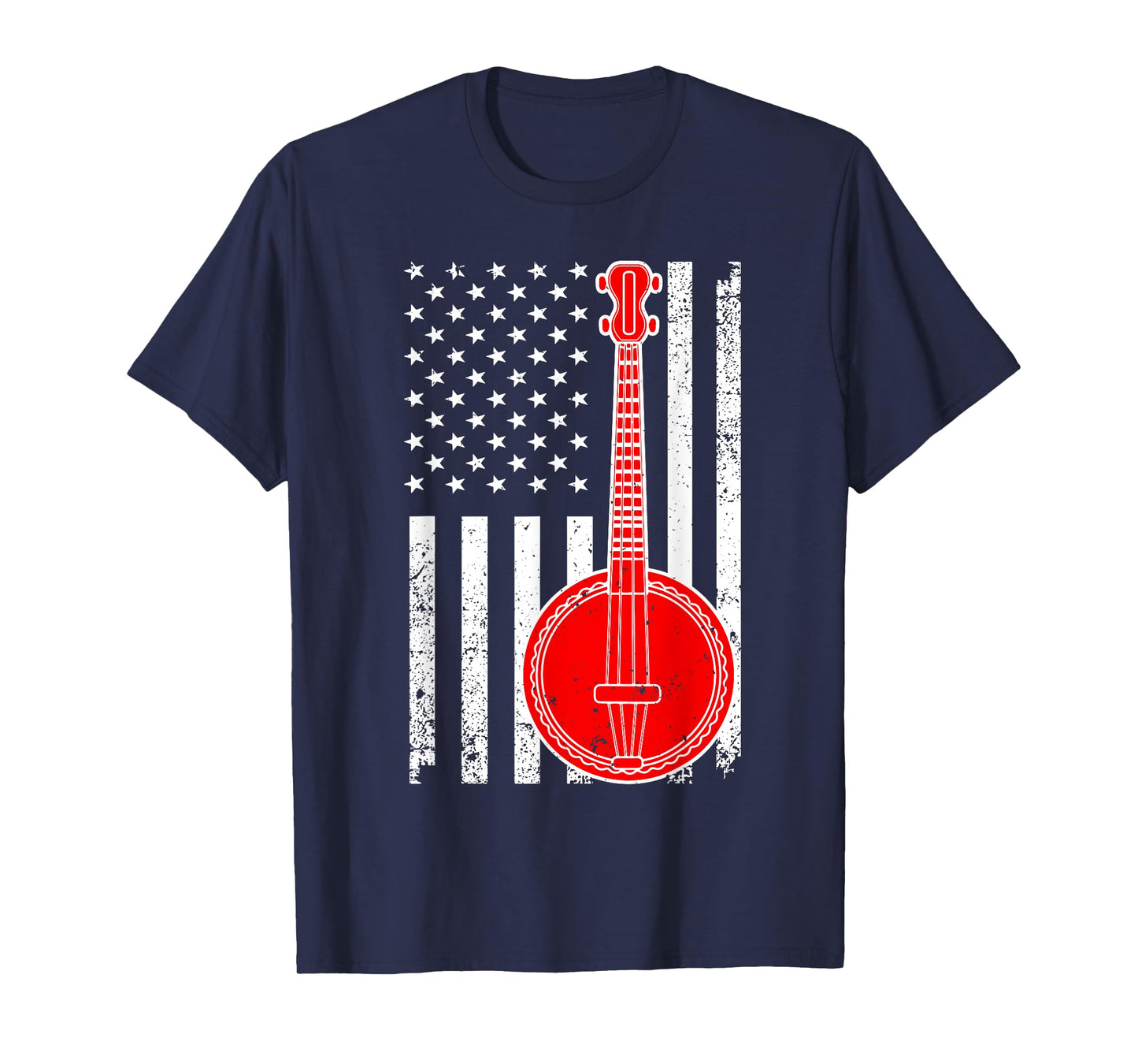 Cool Banjo Design For Men Women Kids Bluegrass Banjo Player T-Shirt