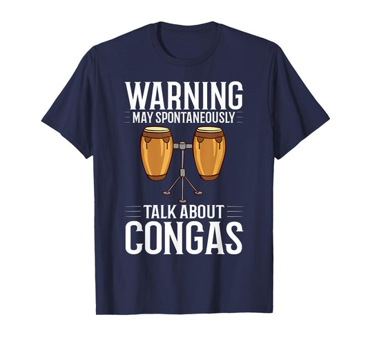 Conga Drum Music Instrument Lesson Player Beginner T-Shirt