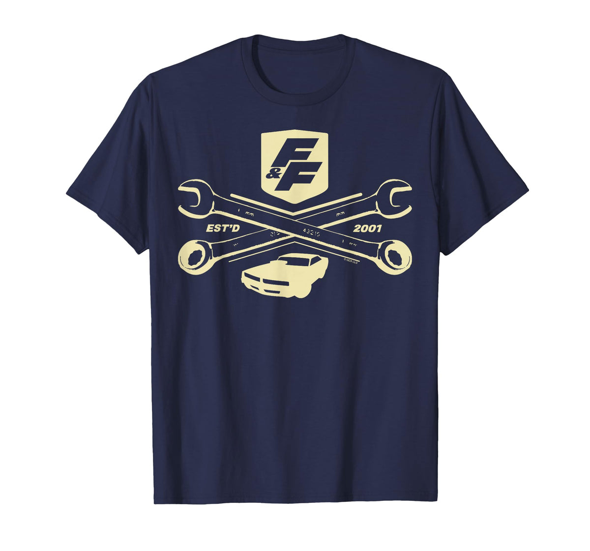 Fast & Furious EST'D 2001 Crossed Wrench Logo T-Shirt