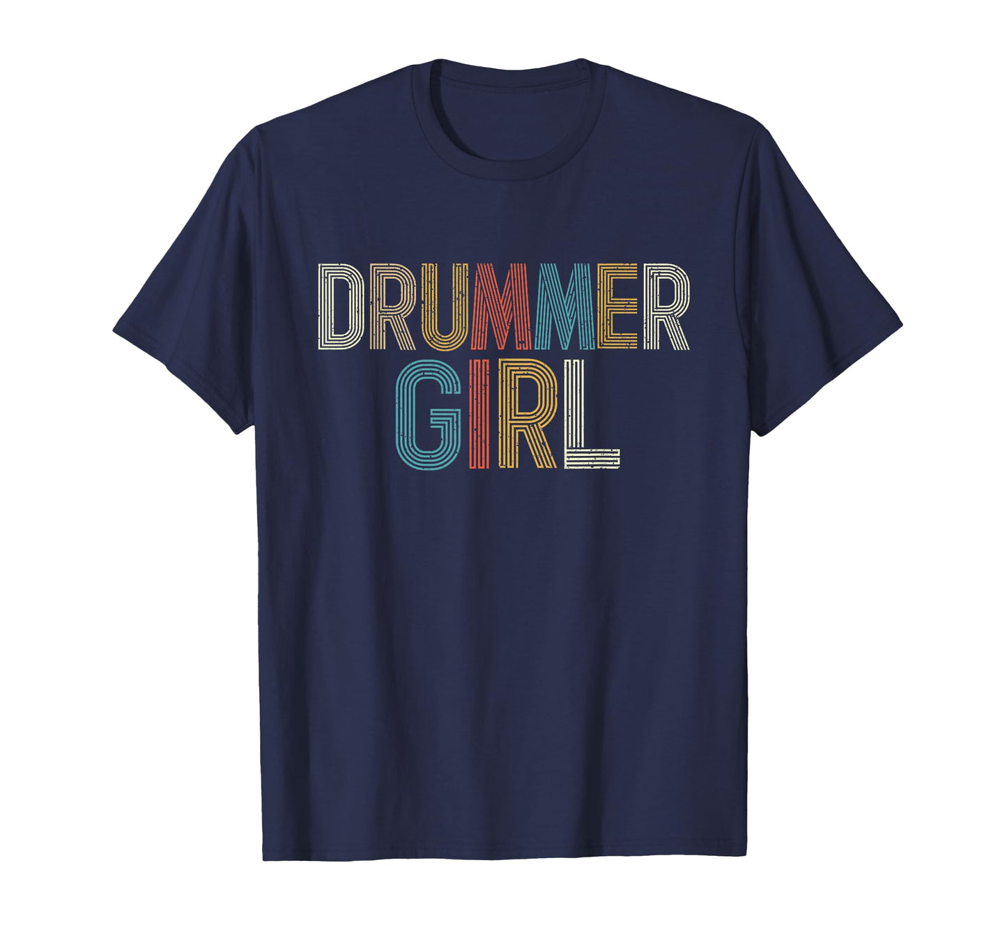 Drummer Girl - Percussionist Drumming Band Lover T-Shirt