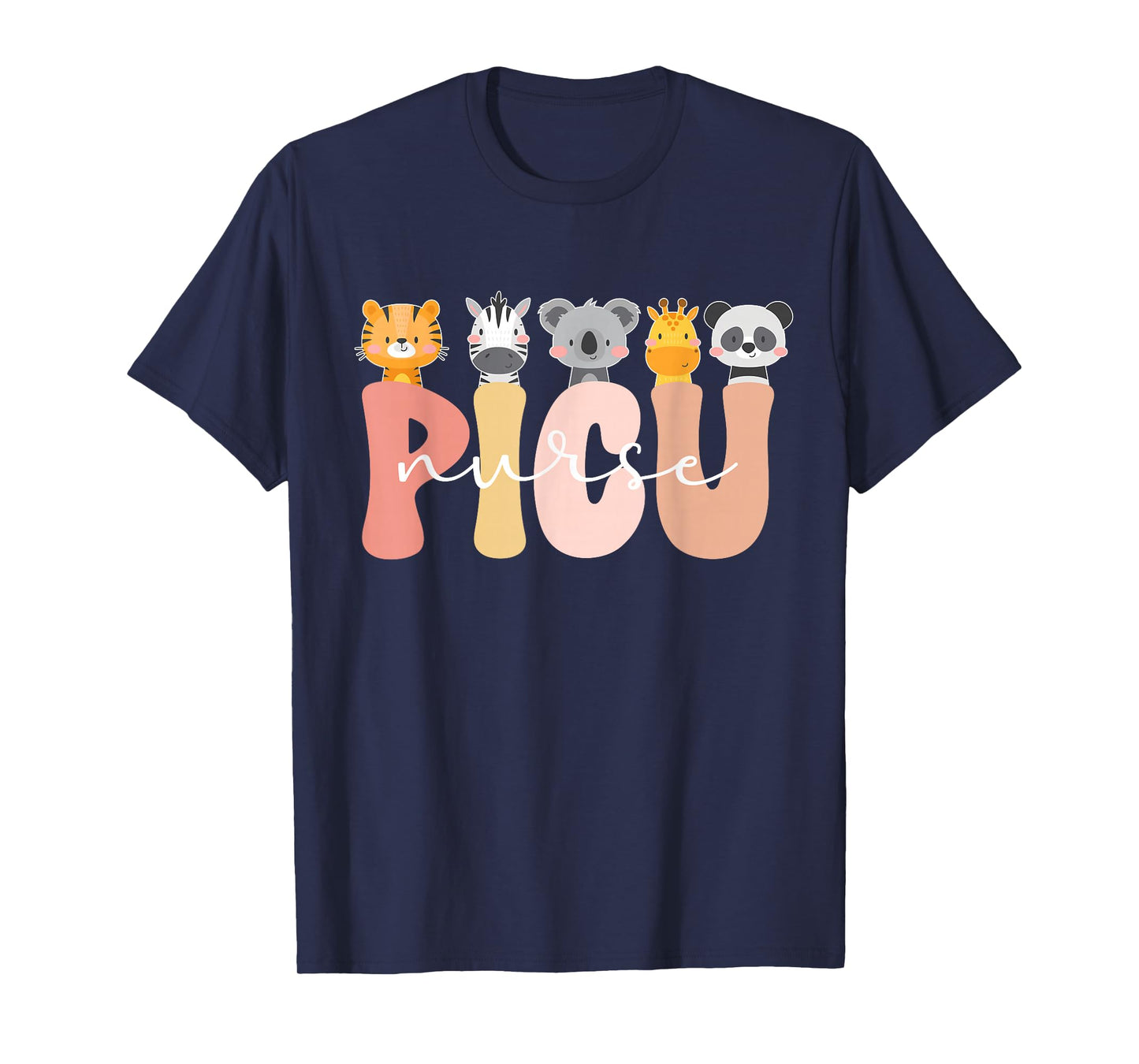 Cute PICU Nurse Pediatric Intensive Care Unit T-Shirt