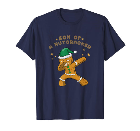 Son Of A Nutcracker Pajamas Christmas Gingerbread Man T-Shirt