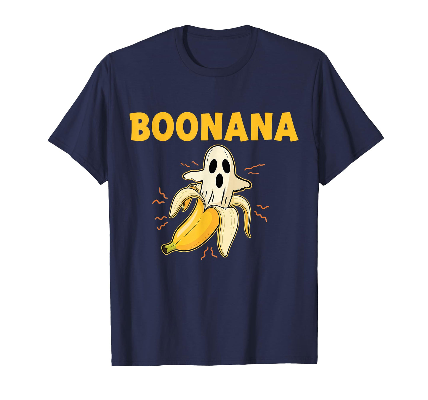 Boonana Halloween Ghost Banana Spooky Season Men Women Kids T-Shirt