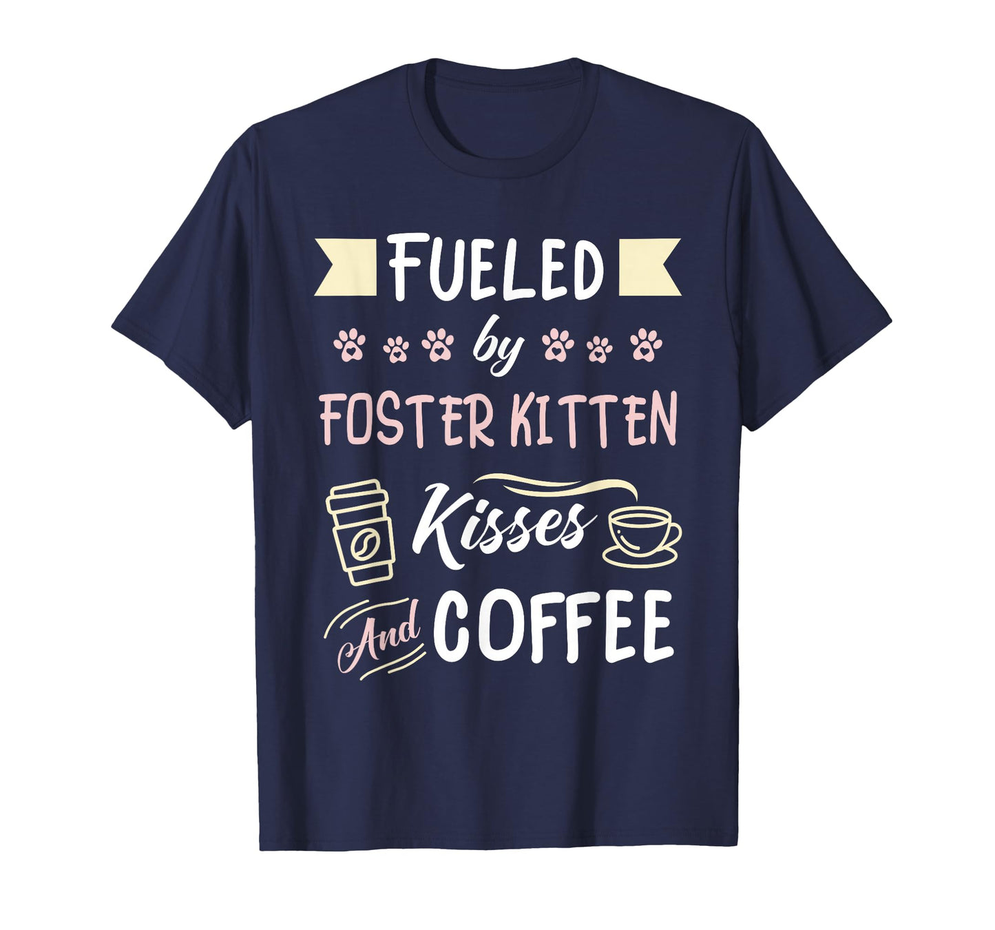 Foster Kitten Rescue Mom Coffee Lover T-Shirt