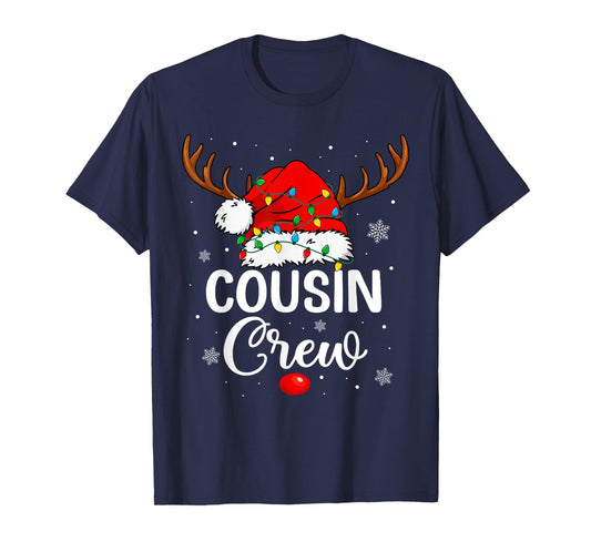 Cousin Crew Christmas Pajamas for Men Kids Women Grandkids T-Shirt