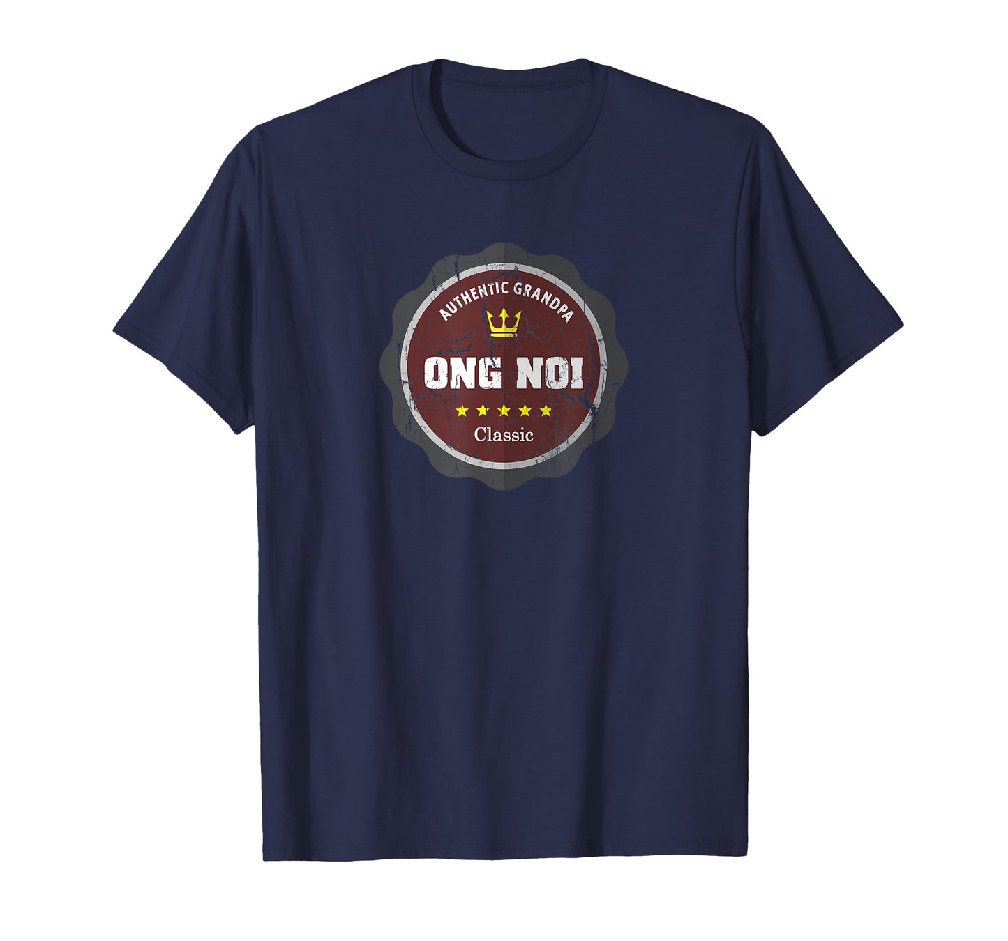 Vintage design Ong Noi gift for Vietnamese Grandpa T-Shirt