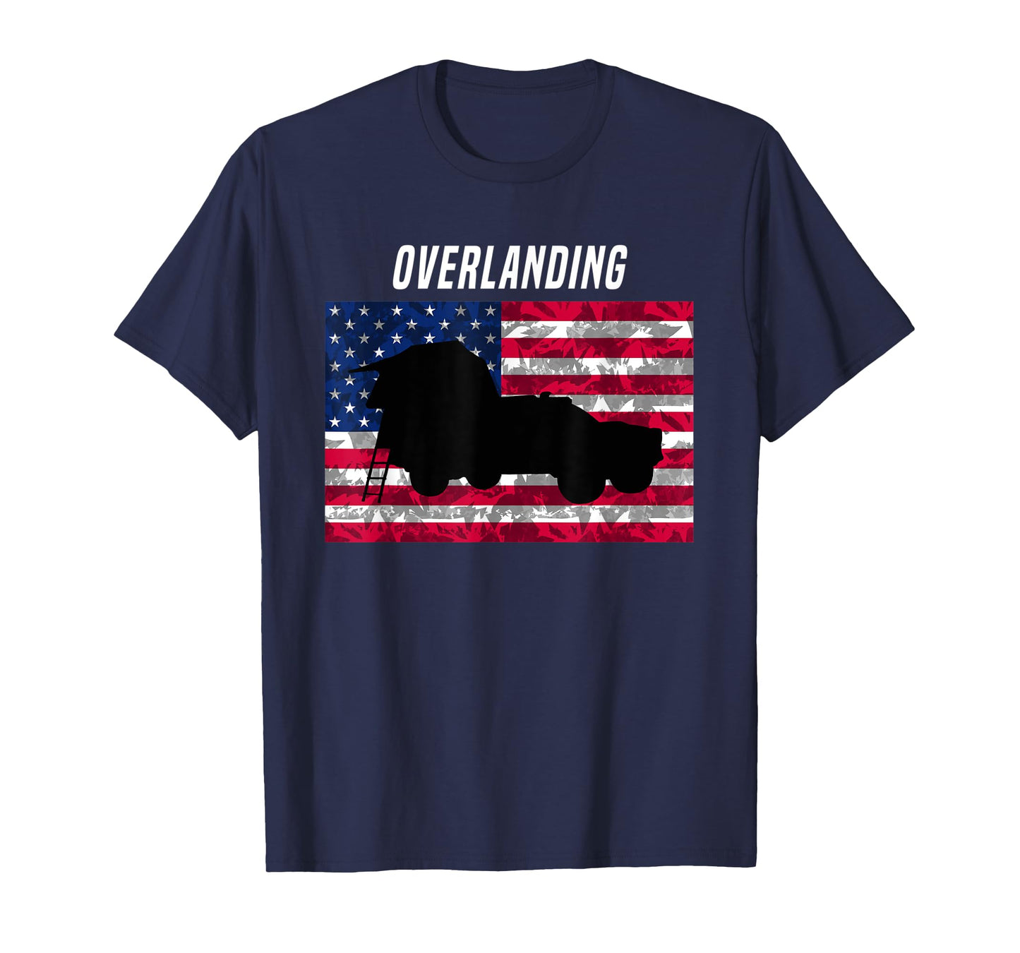 Overlanding American Flag t shirt Women Kids Men T-Shirt