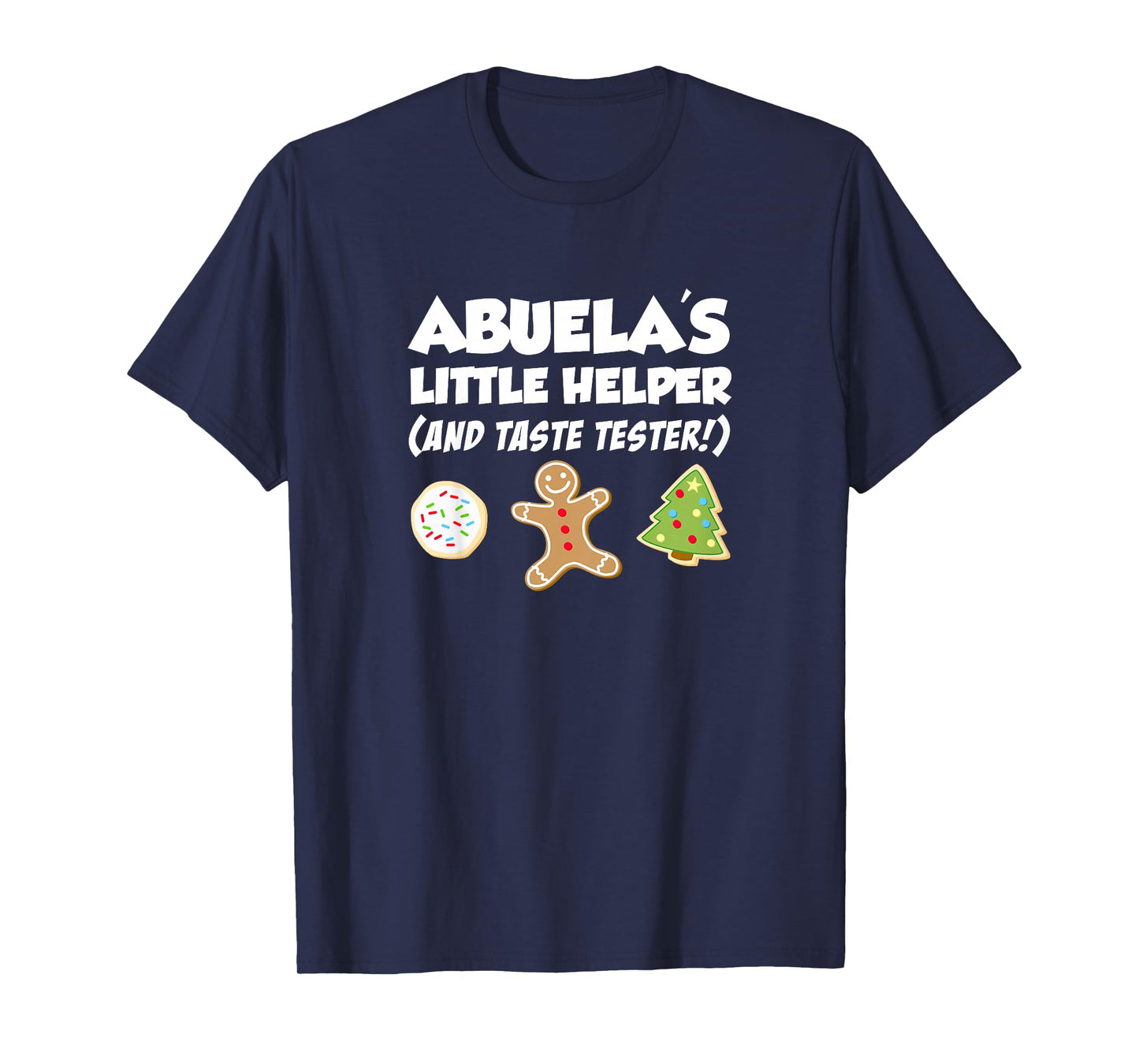Abuela's Little Helper Christmas Cookie Baking Grandchild T-Shirt