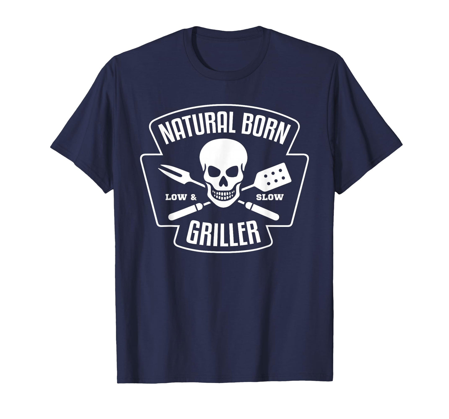 Barbecue Natural Born Grillmeister Griller Grill Gift T-Shirt