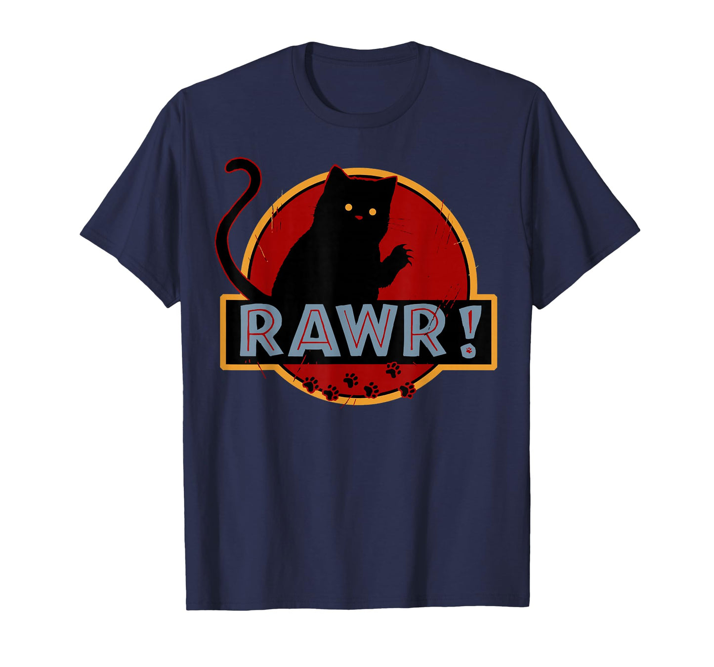 Funny Vintage Kitty Cat Lover Rawr Kitty Cat Vintage T-Shirt