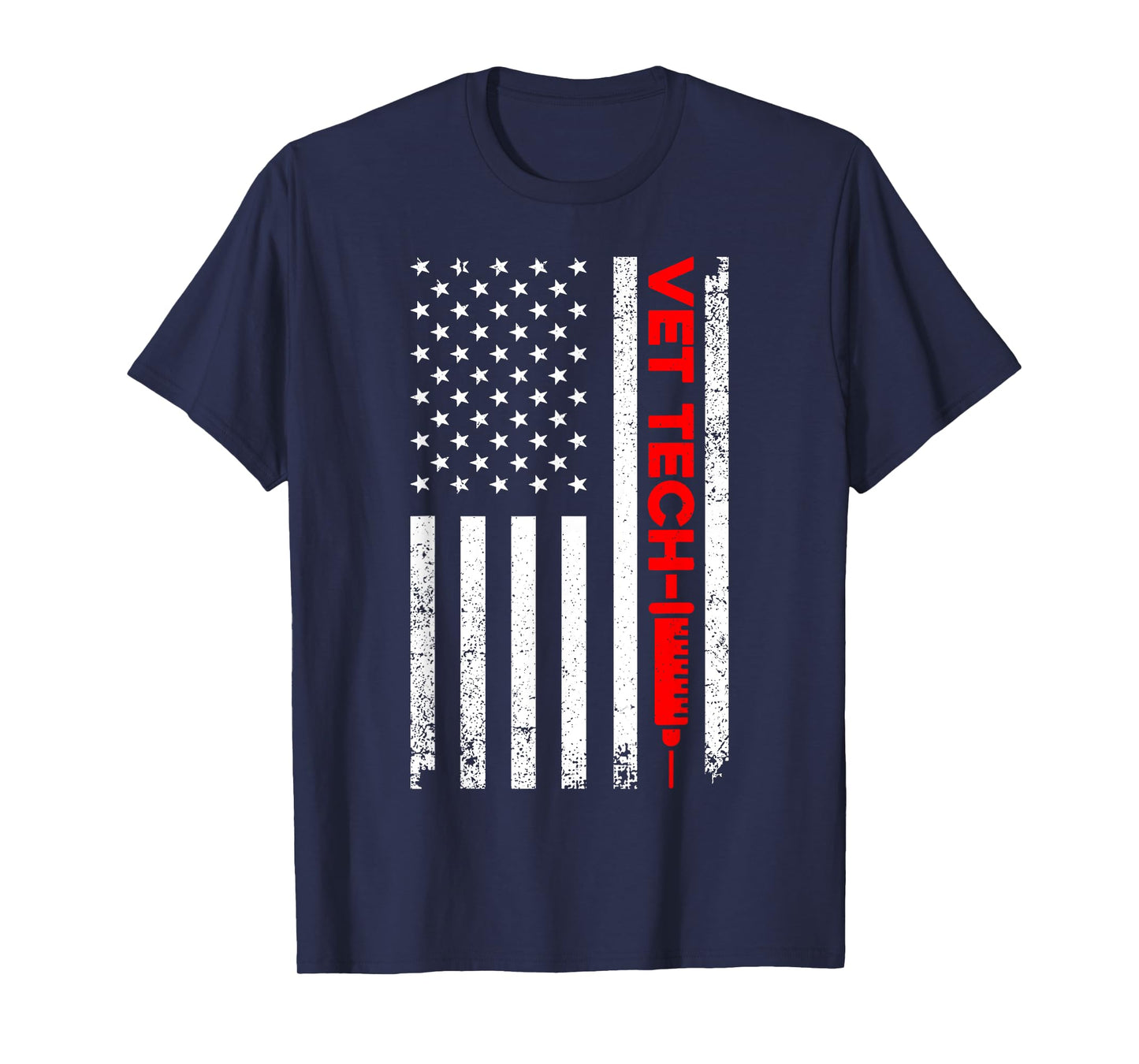 Cool Vet Tech Art For Men Women Veterinary Vet Technician T-Shirt