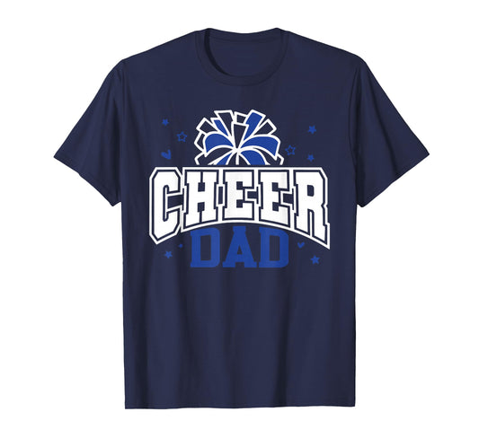 Cheer Dad Cheerleader Cheerleading Game Day Fathers Day T-Shirt