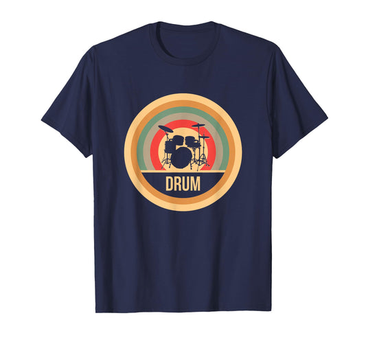 Drum - Retro Vintage Drumming For Drummers T-Shirt
