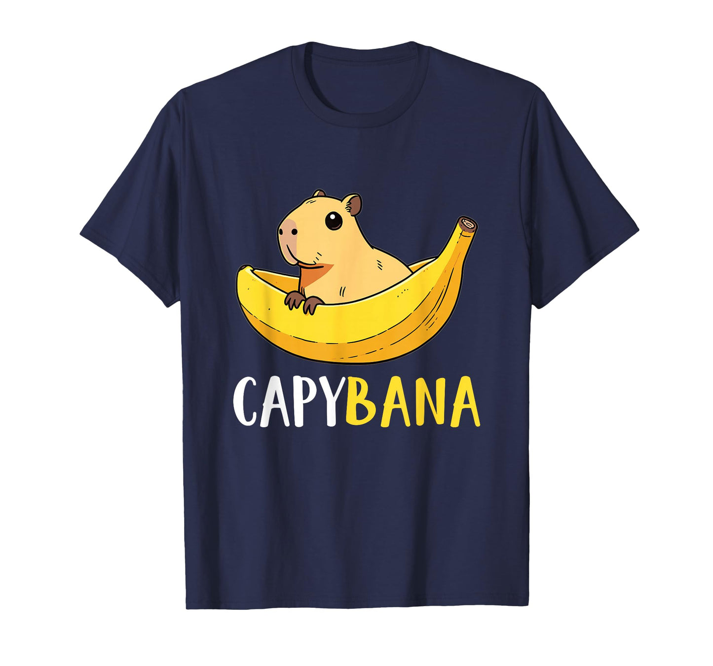 Capybana Kawaii Banana Capybara T-Shirt