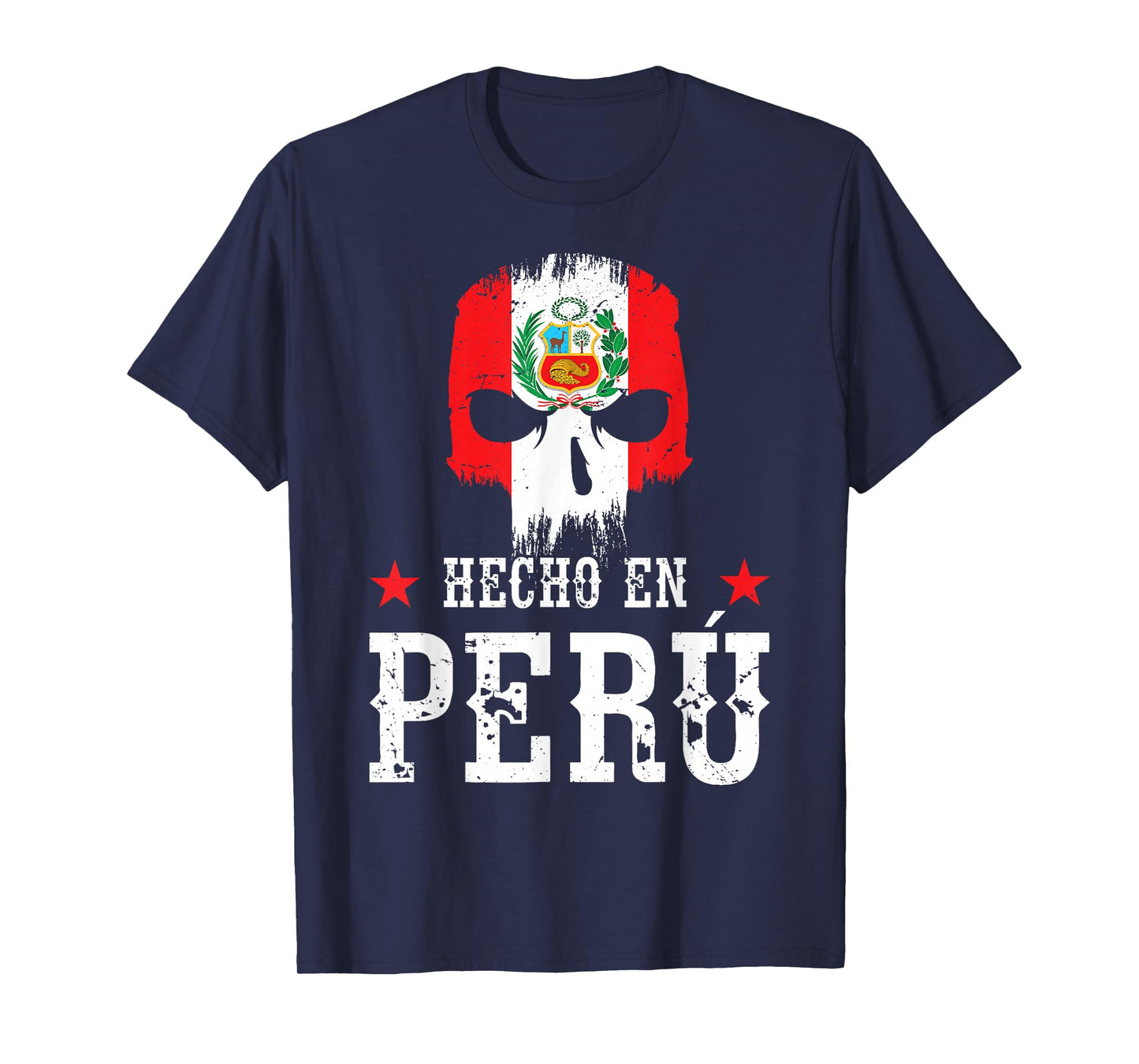 Hecho en Perú Peruvian Heritage Peruvian Flag Peru T-Shirt