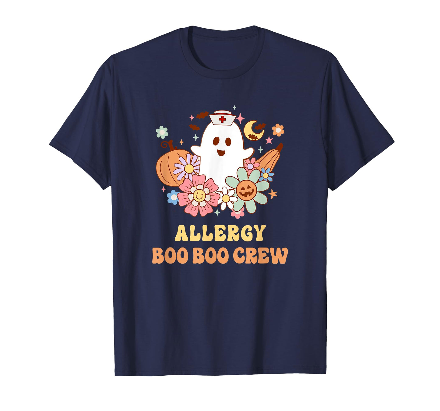 Allergy Boo Boo Crew Nurse Halloween T-Shirt