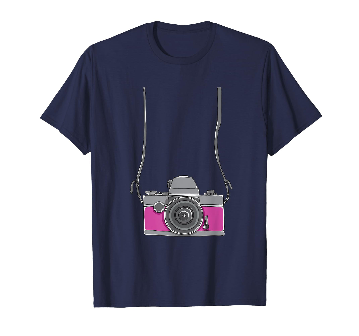 Fake Tourist Camera - Funny Holiday Vacation Photographer T-Shirt Small