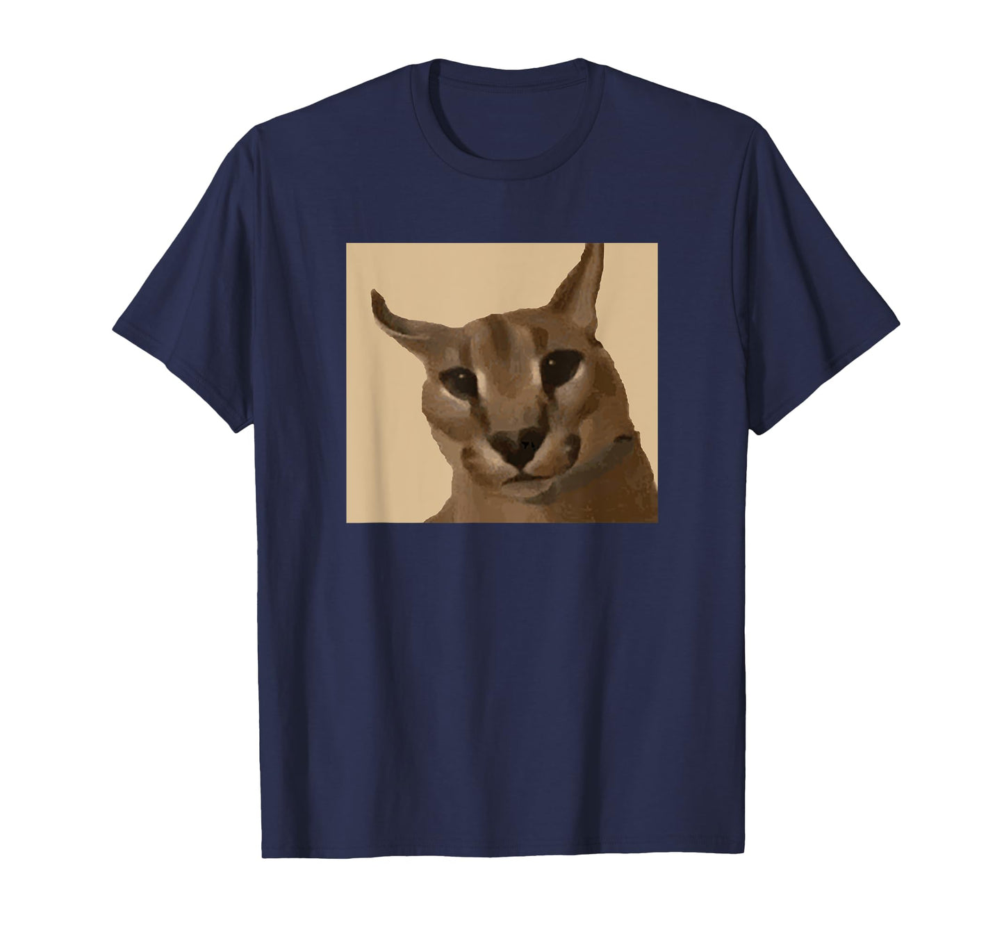 Big Floppa Meme Cat T-Shirt