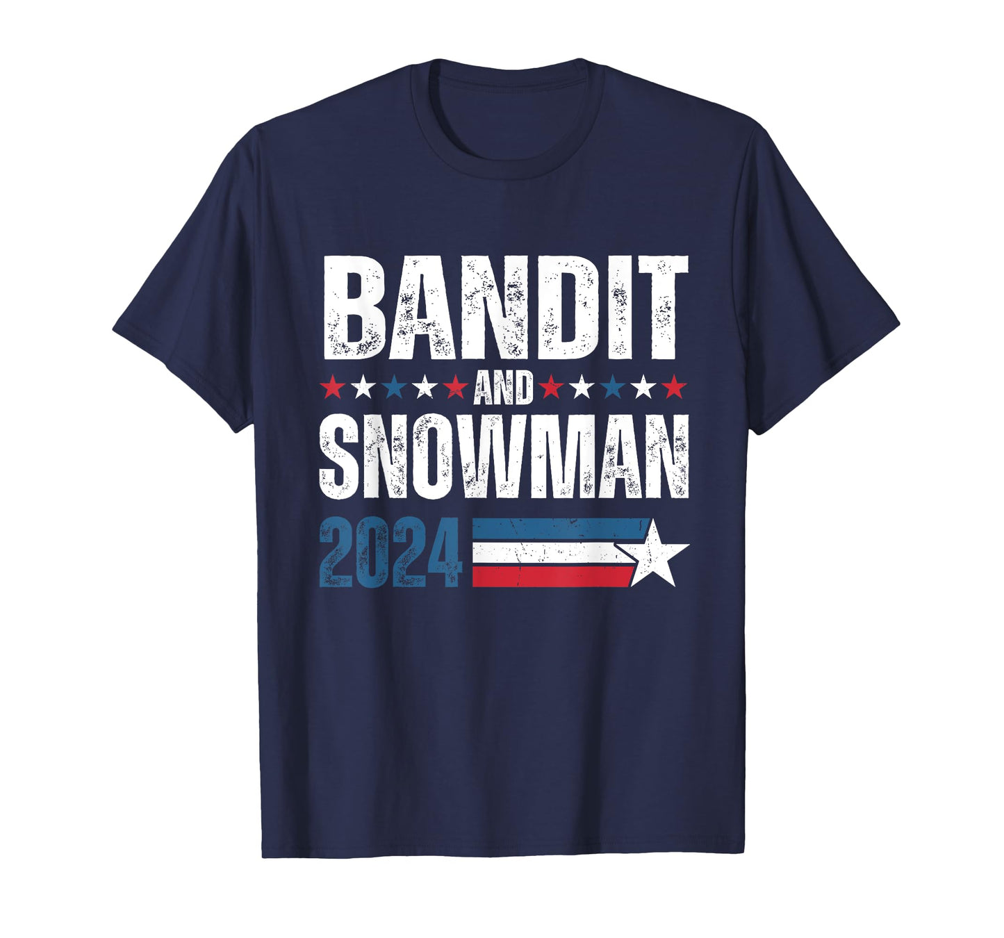 Bandit And Snowman 2024 Election USA Flag T-Shirt