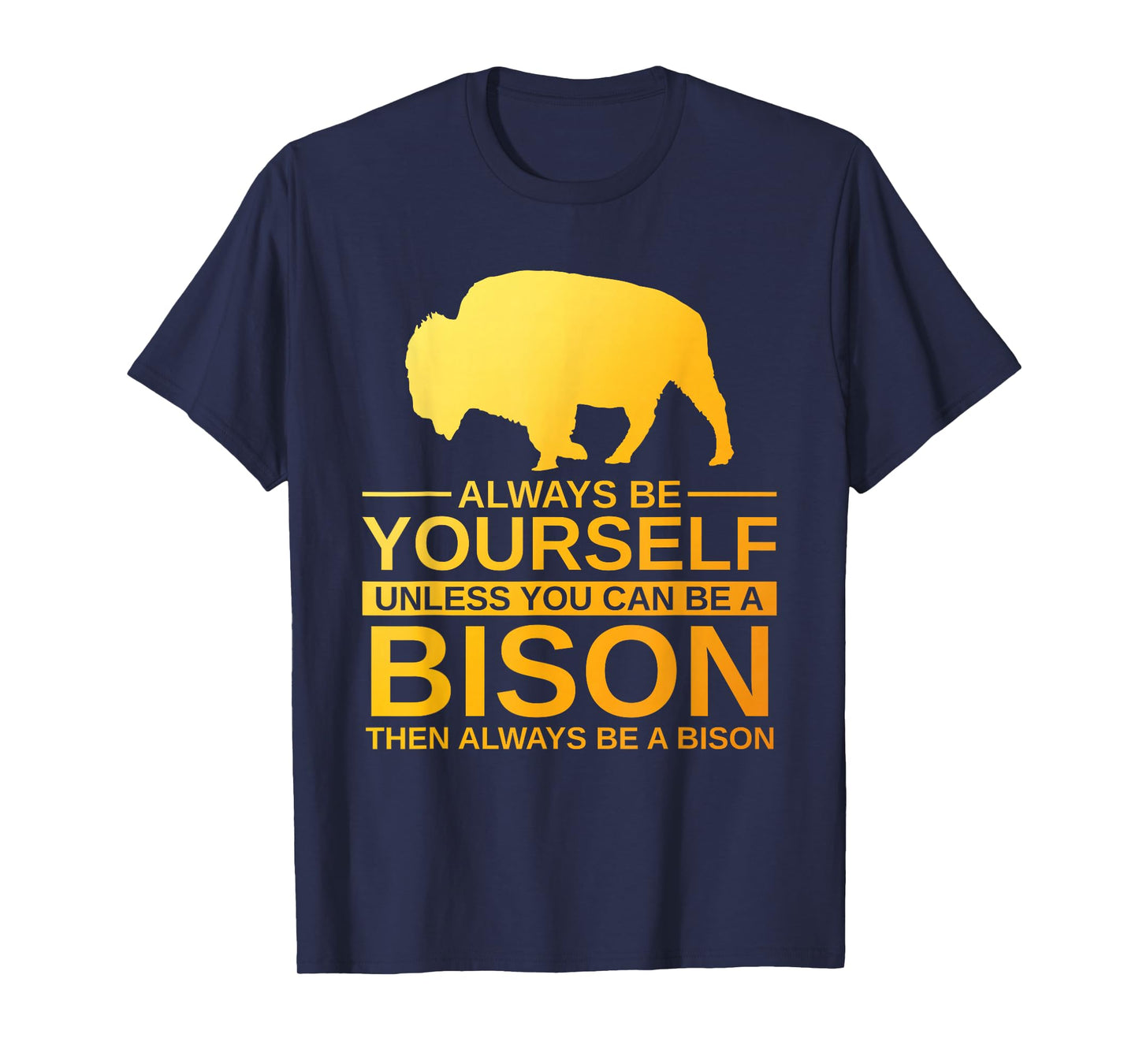 Cool Bison Design for Men Women Buffalo Animal Lovers Bison T-Shirt