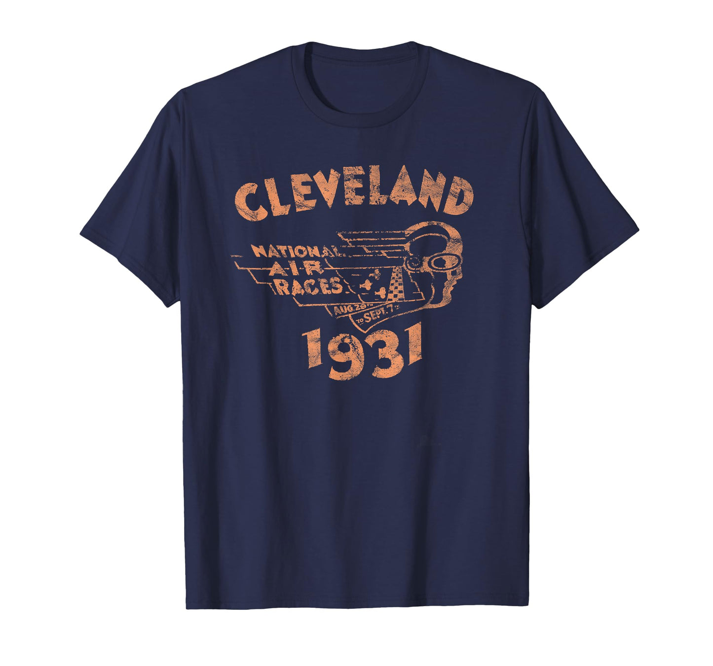 Cleveland National Air Race 1931 Air Racing Series Vintage T-Shirt
