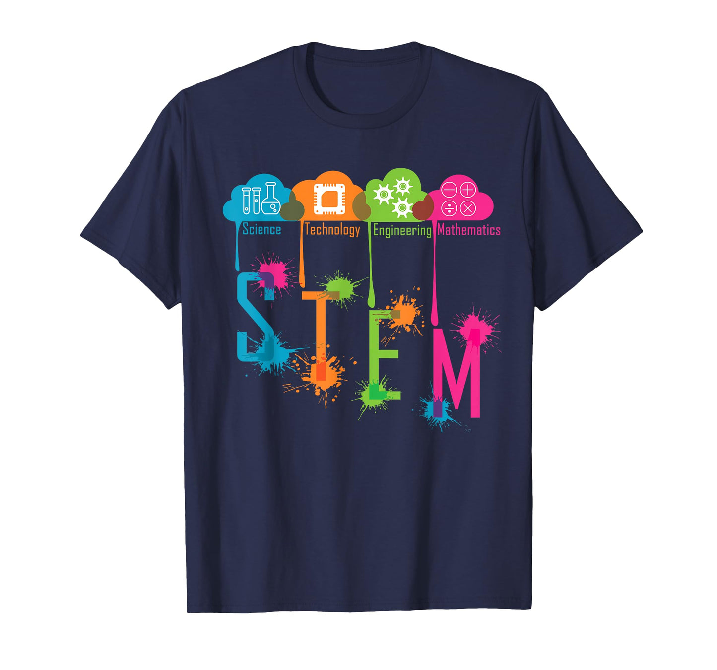 STEM T-Shirt: Science Technology Engineering Math School Tee T-Shirt