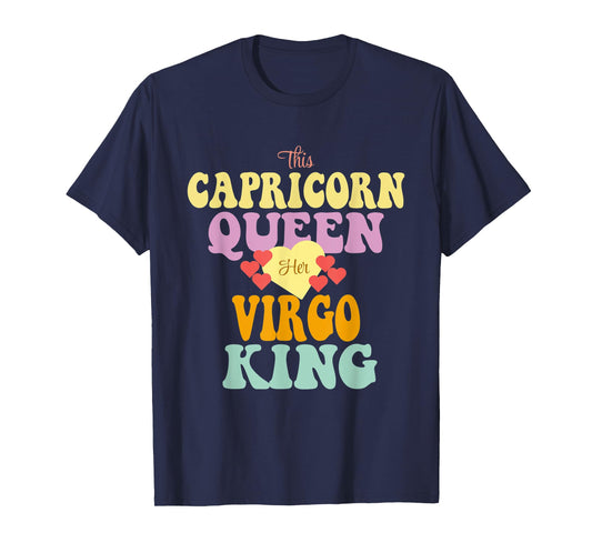 THIS CAPRICORN QUEEN LOVES HER VIRGO KING T-Shirt