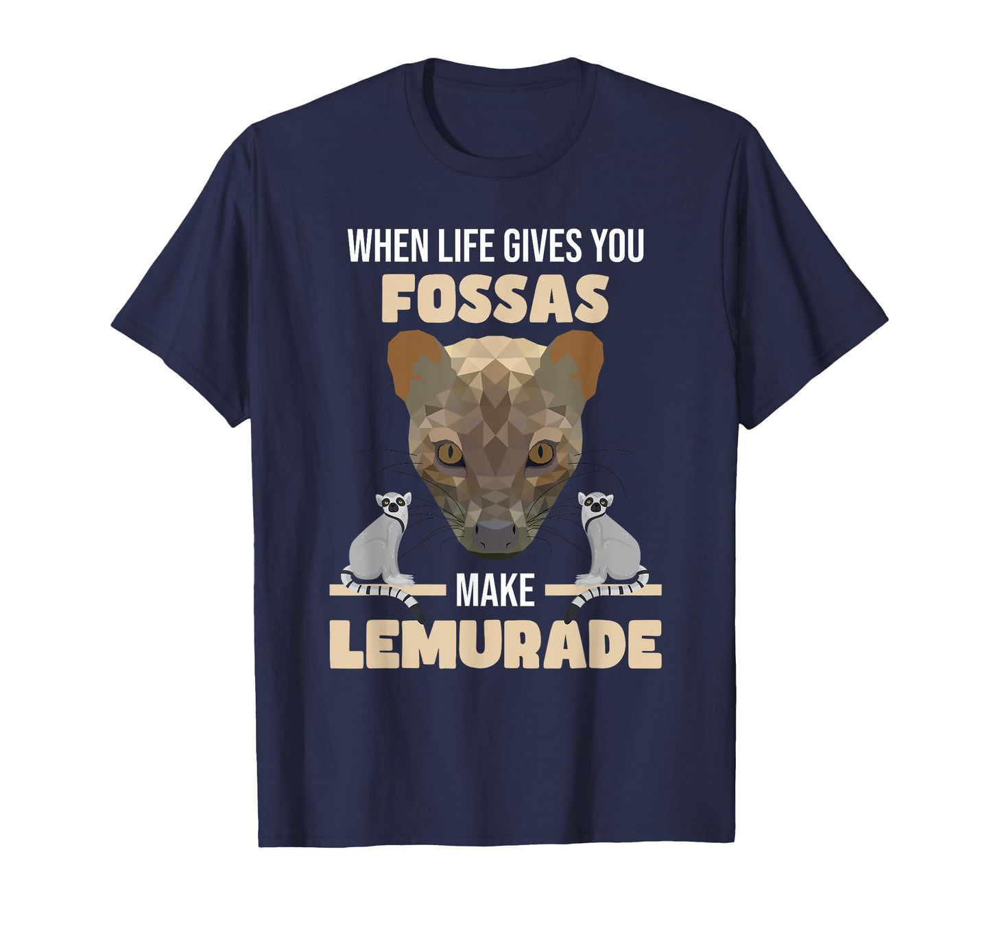 Fossa Hunting Lemurs | Carnivore Fossa Graphic | Madagascar T-Shirt