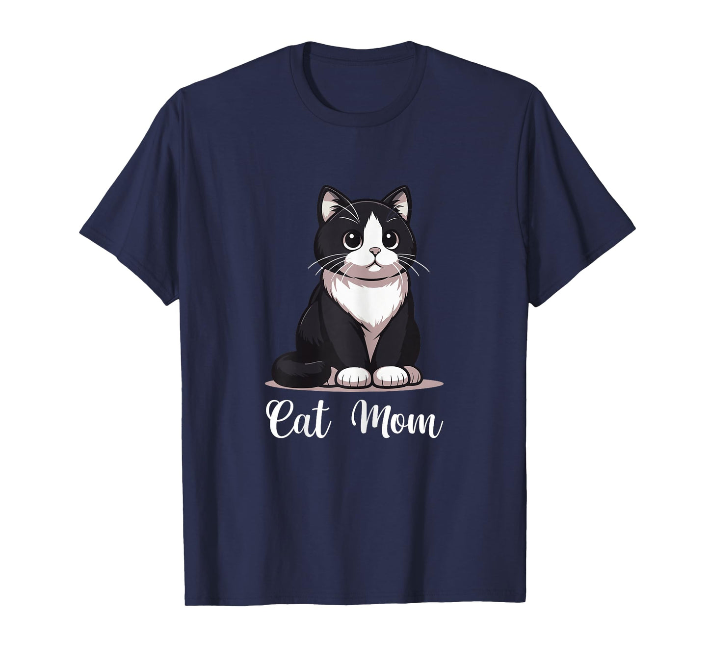 Tuxedo Cat Mom Tuxedo Cat Lover Tuxedo Cat Owner T-Shirt