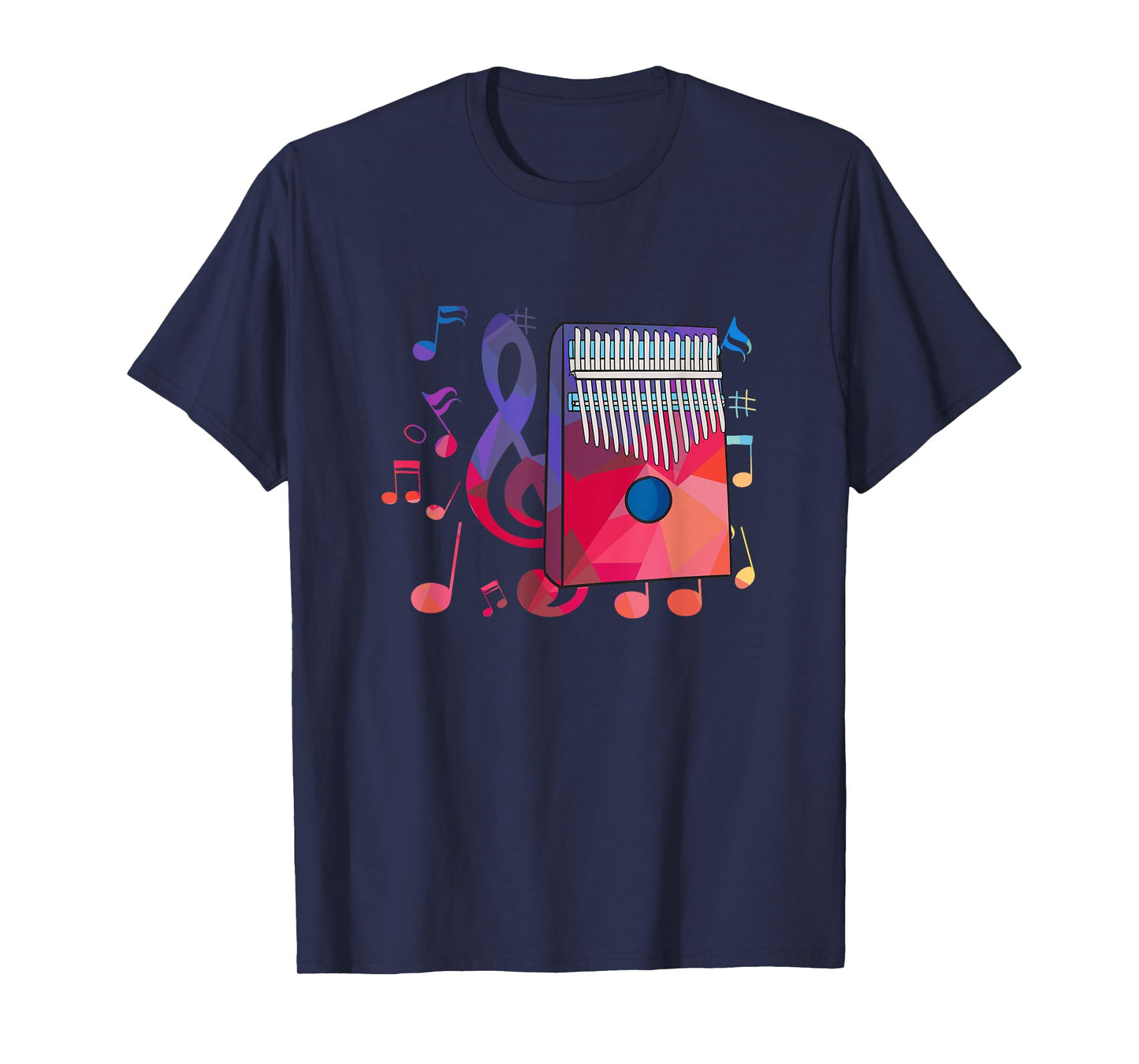 Colorful Idiophone Design for Kalimba Players T-Shirt