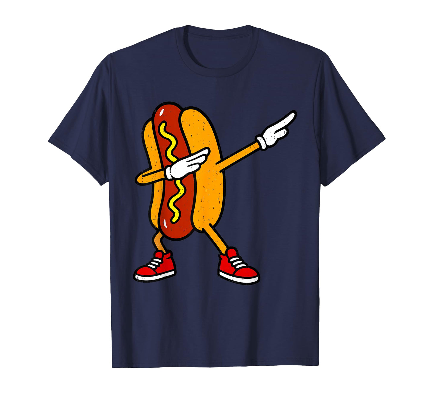 Dabbing Hotdog Fast Food Lover Dab Dance Dancing T-Shirt