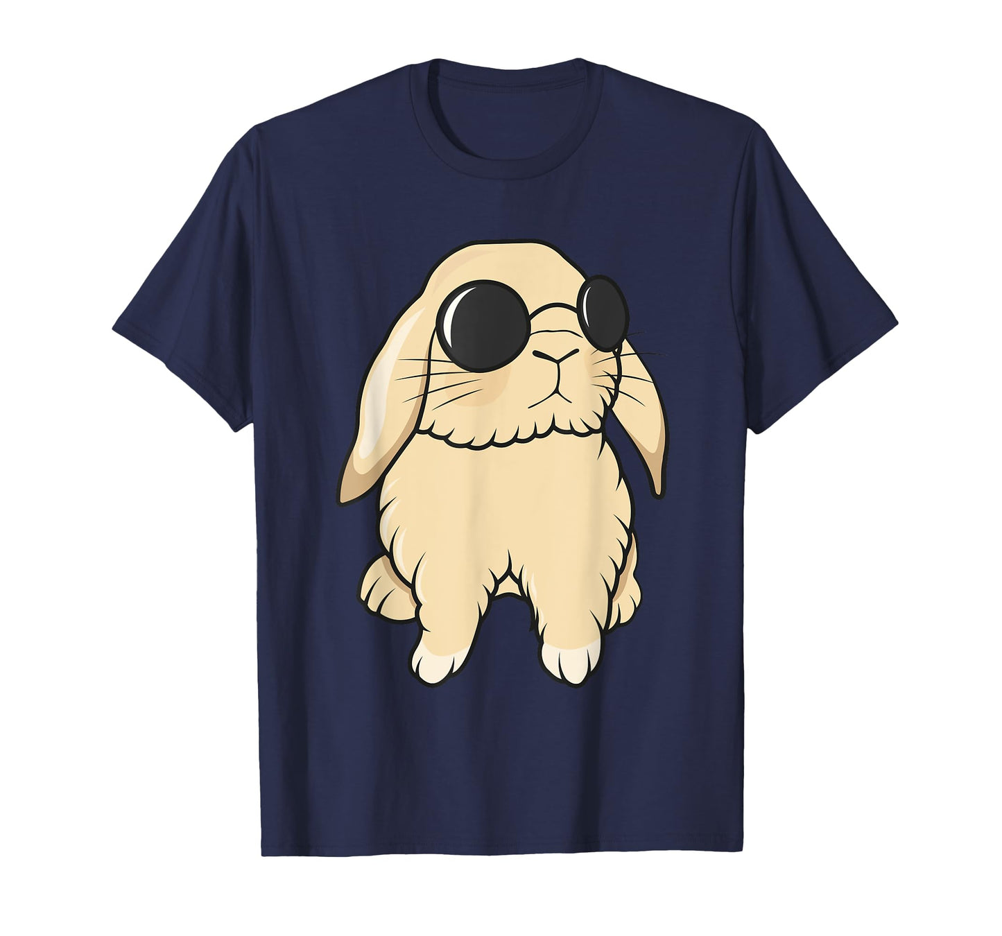 Cute Mini Holland Lop Bunny Rabbit Lover Sunglasses Easter T-Shirt