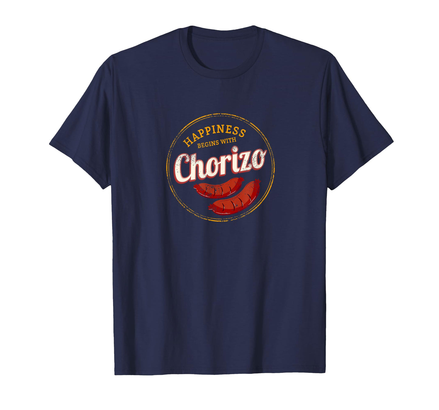 Chorizo Retro Sausage Vintage BBQ Gourmet Barbecue Souvenir T-Shirt