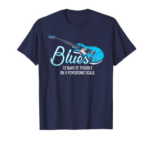 Blues Music Band Lover Harmonica Teacher T-Shirt