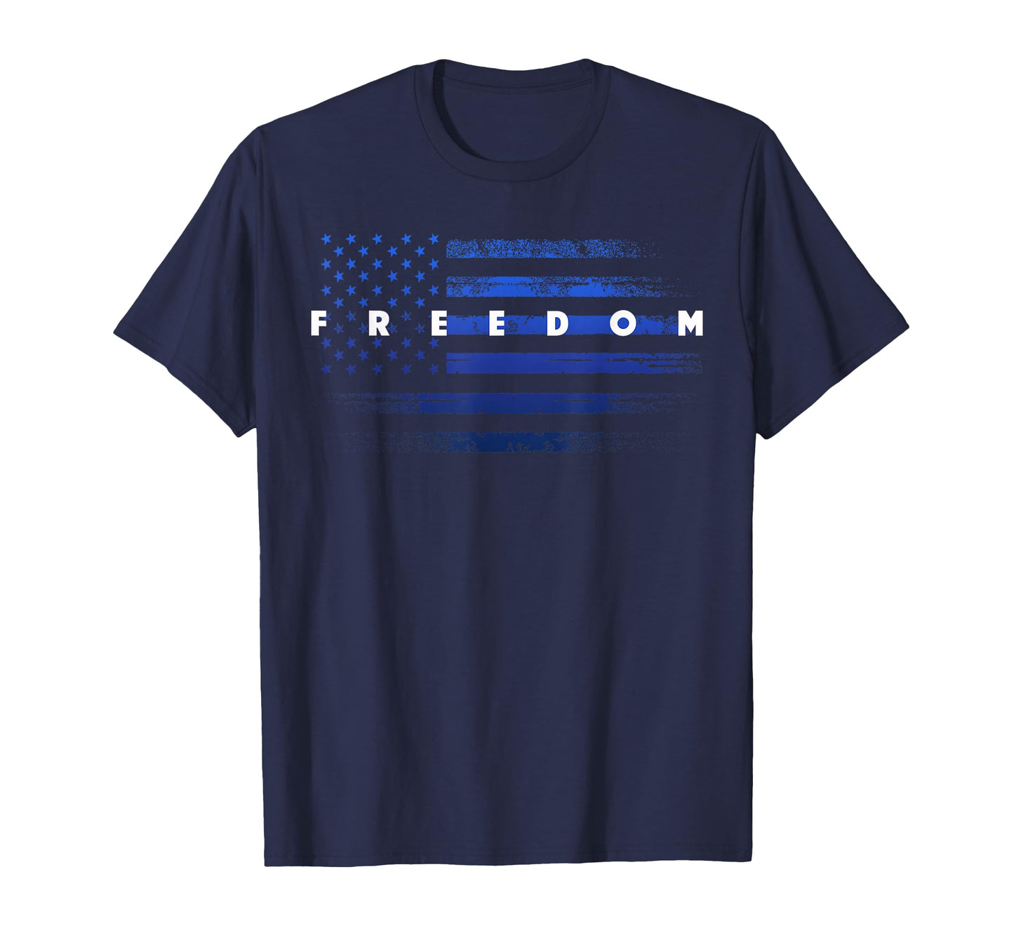 Patriotic Pride Grunge American Flag Freedom T-Shirt