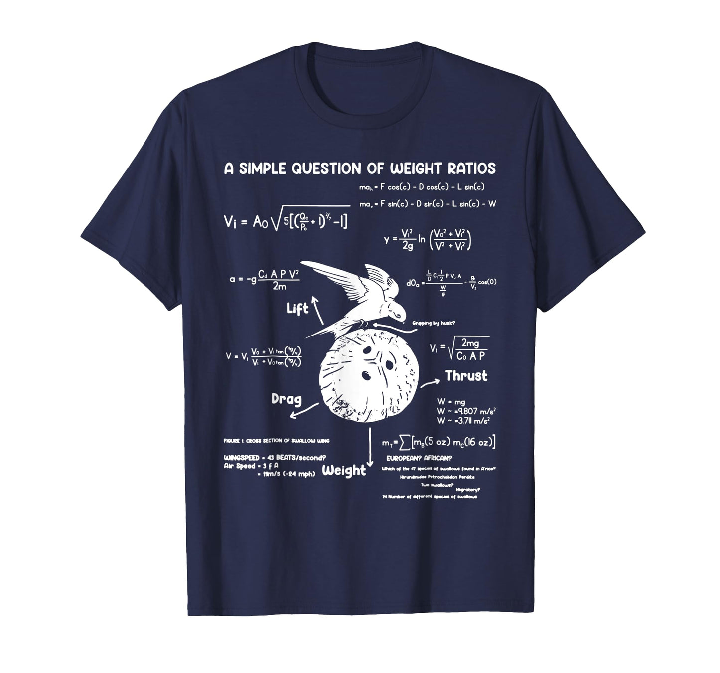 A Simple Question Of Weight Ratios Funny Math Teacher T-Shirt