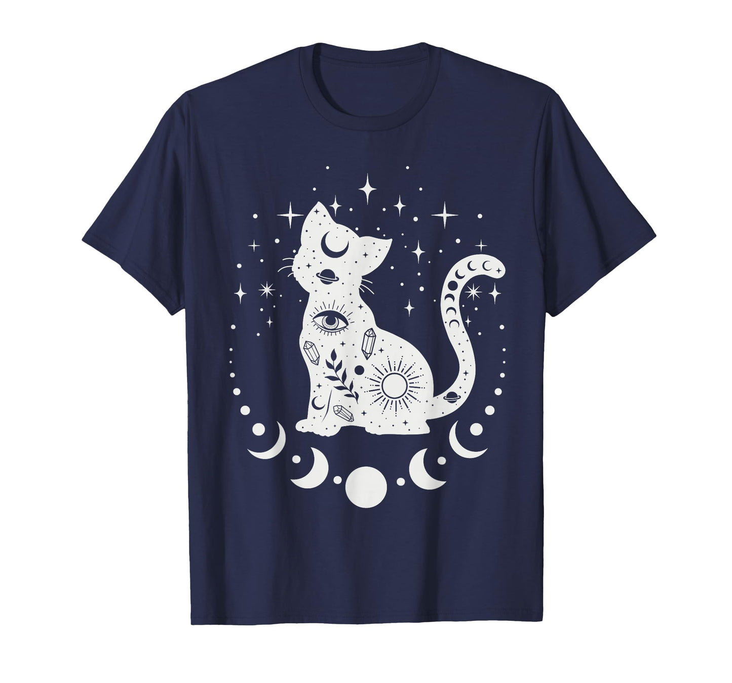 Celestial Cat, Astrology Cat, Spiritual Cat T-Shirt
