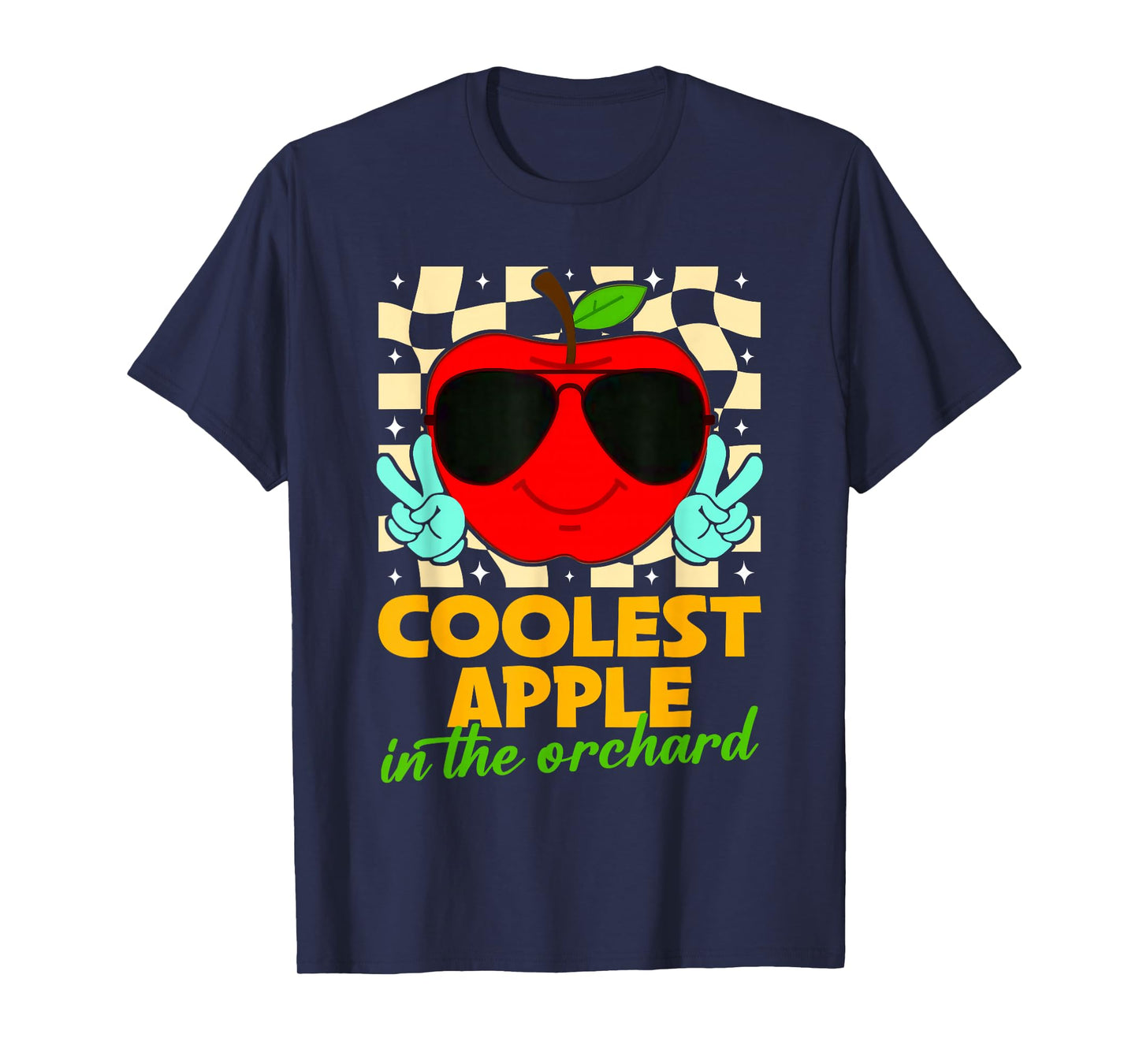 Apple Picking Day Harvest Coolest Apple in The Orchard Retro T-Shirt