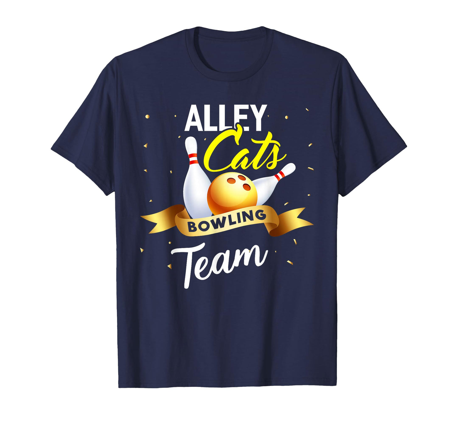 Alley Cat Bowling Shirt Funny Bowler Bowling T-Shirt