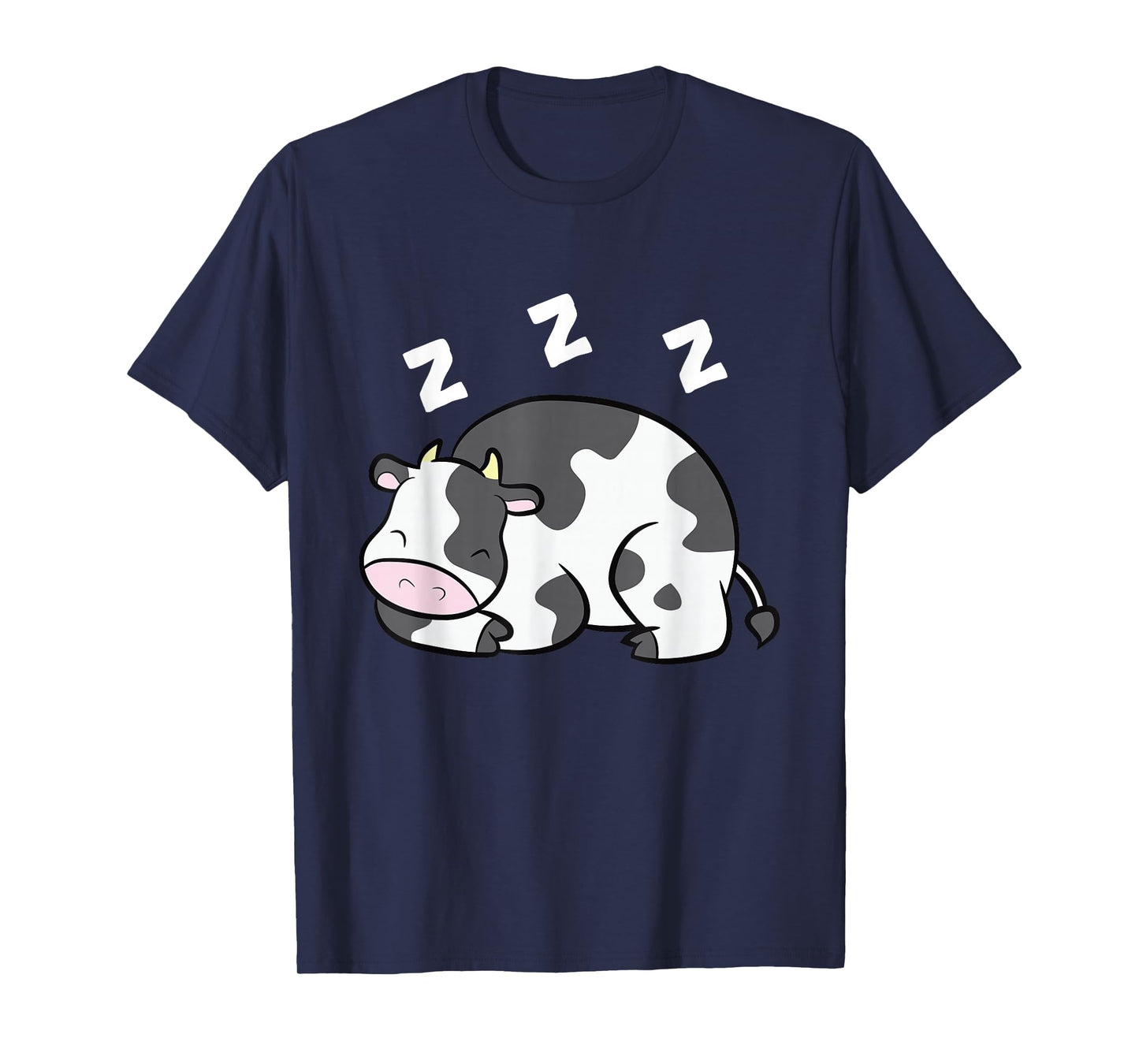 Cow Farm Animal Funny Cow Pajama Sleeping Cow T-Shirt